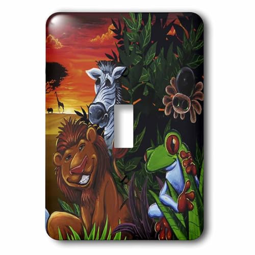 Interrupteur à baïonnette jungle pour remplacer un cache mural blanc et triste