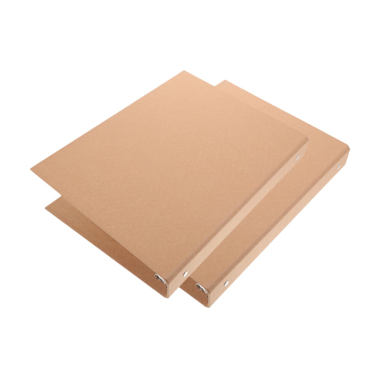 2 Stück Schnellhefter Hülle aus Robustem Kraftpapier Leichte Dokumentenmappe und Notizbuchschutz Ringordner Einband für Schule Büro Organizer