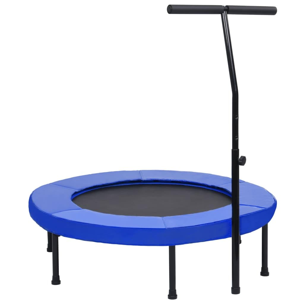 vidaXL Trampolina fitness, uchwyt i nakładka zabezpieczająca, 102 cm