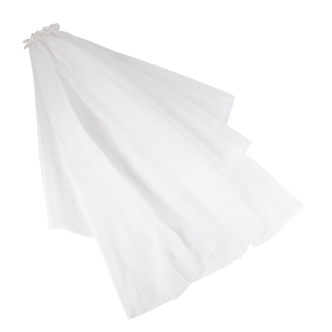 PRETYZOOM 1pc Bridal Headwear Wedding Veil Decor Wedding Dress Veil White Veil Bridal Veil Wedding Headdress Photo Props Wedding Dress Bride Veil Wedding Party Veil Photographic Veil