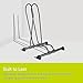 Delta Single Bike Stand Floor Cycle (2-Pack) - Tool-Free Adjustable Bike Racks for Mountain, Fat Tire, Road Bikes, Freestanding Bicycle Rack for Garage Parking