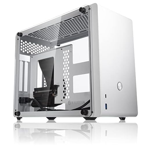 Boitier Mini ITX Raijintek Ophion Evo avec panneaux vitrés (Blanc)