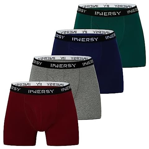 Boxers Innersy Coton Élastique Lot de 4 Cover
