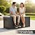 120 Gallon Resin Deck Box, Outdoor Storage Chest for Patio Furniture Cushions, Garden Tools, Pool Accessories | Lockable, Waterproof, All-Weather, Easy Assembly, Wood Grain Design