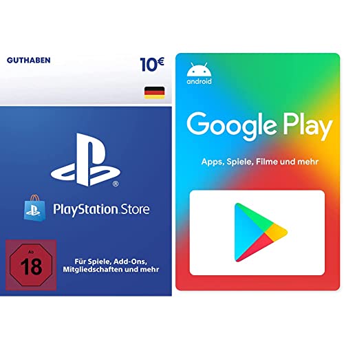 PSN Guthaben | 10 EUR | (Digital Code - deutsches Konto) + Google Play €15 Guthaben (Digital Code, code kann nur in Deutschla