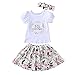 Produktbild Borlai Schwester Die Kleidungsbabys Große Kleine Schwester Zusammenbringt Stellte Blumenkleidungssatz EIN, Kurzarm, 1-2 Jahre: Big Sister [CN 100]