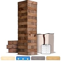 Algopix Similar Product 16 - GoSports Giant Wooden Toppling Tower 