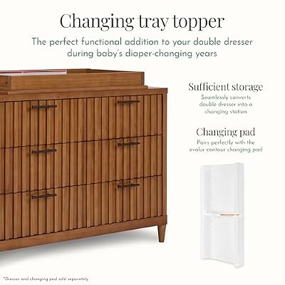 knee length dresses for ladies WAMPAT 47" Baby Dresser Changing Table for Nursery, White