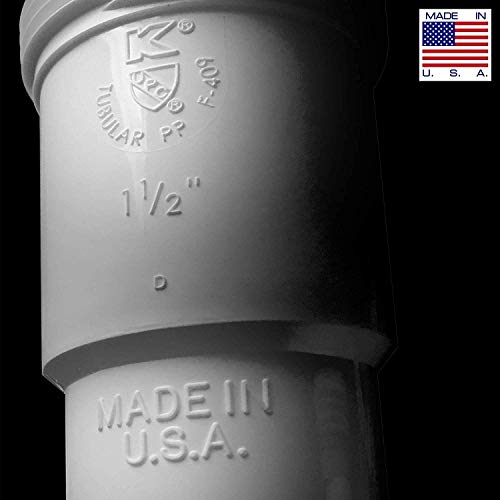 Plumb Pak 200Wk P Trap, 1-1/4-Inch By 1-1/4-Inch, White #TOP4