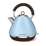 morphy richards wasserkocher holz  Morphy Richards Accents Wasserkocher Pryramide (Azur)