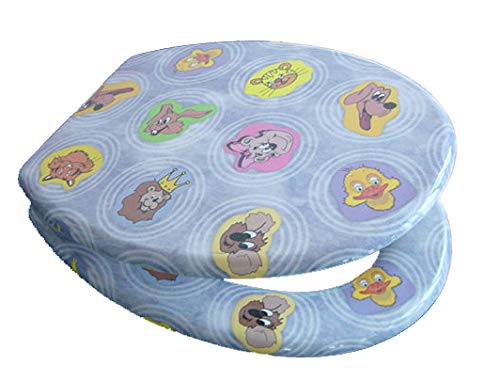 Lunette de WC Adob motif bande dessinée pour une salle de bain familiale