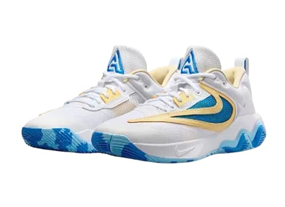 Image of Nike Herren Giannis Immortality 3 DREI Viertel hoch, Light Blue White, 13 US
