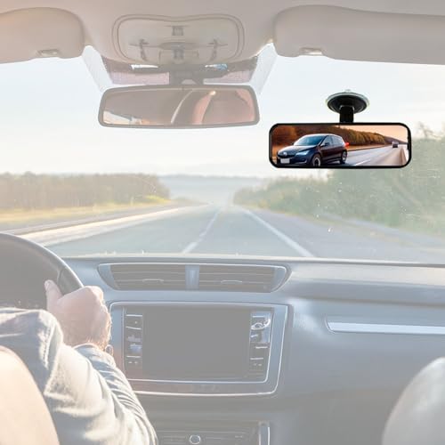 Fahrlehrerspiegel/Toter-Winkelspiegel/Babyspiegel/Wohnmobil - mit flexiblem Schwanenhals und Saugnapf