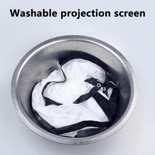 Pantalla de proyector plegable 150 pulg 16:9 doble cara miniatura 5