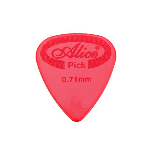 KKmoon Alice AP-G 20pcs 0.71 mm projetando palhetas de guitarra palhetas de nylon