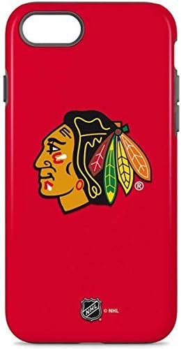 Skinit Pro Phone Case Compatible with iPhone 8 - Officially Licensed NHL Chicago Blackhawks Jersey Design