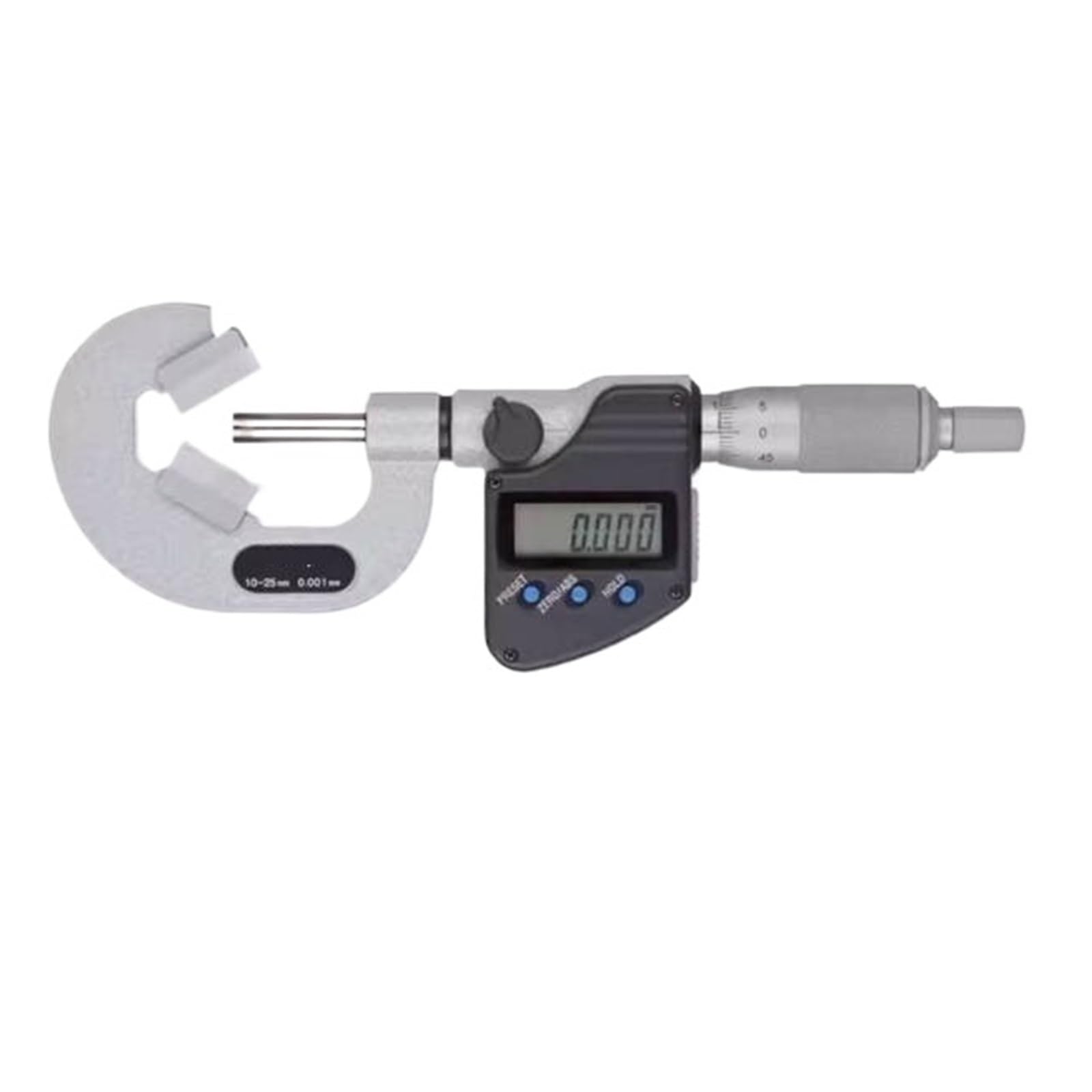 Micrómetro V-Anvil 314-252-30, graduación de 10-25 0,001 mm, for trabajo de metales, ingeniería y control de calidad