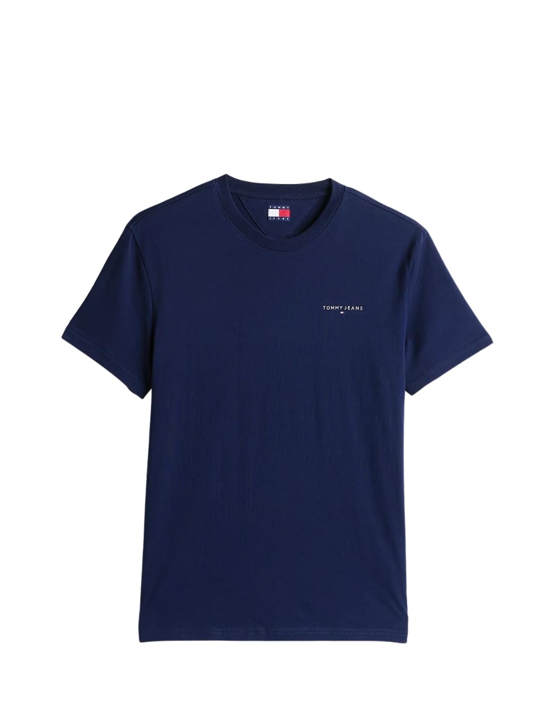 Tommy Jeans Men's TJM Slim Linear Chest Tee Ext Dm0Dm21188 S/S T-Shirt, Blue (Dark Night Navy), XXL