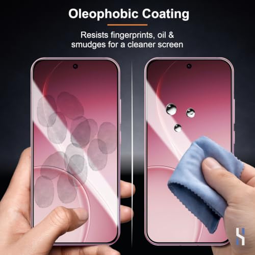Image of Tempered Glass for Oppo Reno 15 Pro Mini | Oppo Reno 16 Military Grade 9H Screen Guard, Anti-Scratch, Shatterproof, Edge to Edge Full Coverage - Black Border