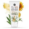 Puriya Tea Tree Body Wash, Use with Jock Itch, Athletes Foot, Body Back Acne Treatment, Moisturizing Natural Wash for Men, Women, Dry Skin, Eucalyptus, Mint Oil Shower Gel Soap