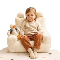 oyptmsh Kids Bean Bag Chair with Storage | Fleece Children's Armchair Sofa with Filling Included | Soft Machine Washable Cover | Lightweight Floor Seat for Bedroom Playroom