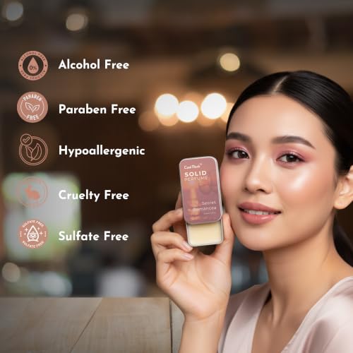 Image of Solid Perfume Combo - Long Lasting Solid Wax Perfume for Men & Women | Alcohol-Free, Travel-Friendly Pocket Perfume (12g Each) (Chill Aqua + Secret Romancea)