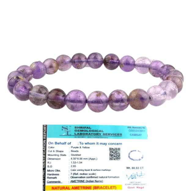 See full amazon price history chart for Divine Spirituals Natural Crystal Ametrine Bracelet 8mm Stretchable Original Semi Precious Gemstone Bracelet For Balancing Energy - Crown & Solar Plexus Chakras Divine Spirituals Natural Crystal Ametrine Bracelet 8mm Stretchable Original Semi Precious Gemstone Bracelet For Balancing Energy - Crown & Solar Plexus Chakras (B0CS6ZJNBH) Amazon Price History, Amazon Price Tracker