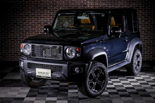 WANGAN357 JB64W ジムニー JB74W ジムニーシエラ/フロントグリル/レトロ ディフェンダースタイル/ラジエーターグリル