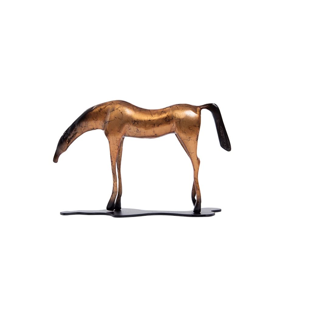 Decoración de caballos moderna para el porche o la estantería de su salón contemporáneo
