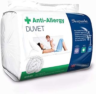 Sleepworks 16.5 Tog Extra Cosy Warm Double Bed Size Luxury Anti-Allergy, Hollowfibre Heavy Winter Duvet Quilt, Bedding, Made In The UK (200cm x 200cm)