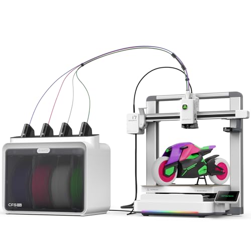 Creality SPARKX i7 Combo 3D Printer Multi Color with CFS Lite High Speed AI Photo-to-3D Printing 95% Pre-Assemble Auto-Leveling Custom RGB Quick-Swap Essential Parts 10.2410.2410 inch
