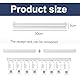 Bonhalter Bonleiste Gastronomie, Notizleiste Klemmleiste, 2 Stück Zettelhalter Bonleiste Gastronomie Selbstklebend 30cm, Tab Grabber Selbstklebend Bon Klemmleiste für Bar Büro Bestellung Ticket (30cm)