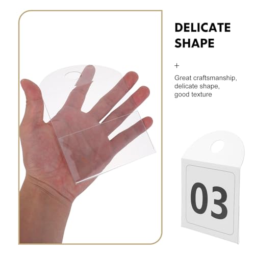 Étiquettes numérotées pour cintres en papier couché 200G rigide Uonlytech