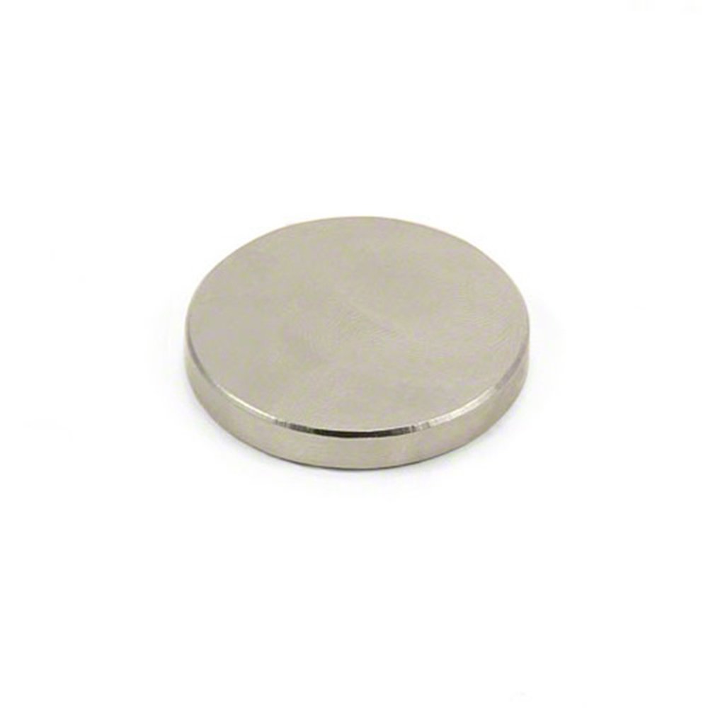 First4magnets Silver N42 Neodymium Magnet For Arts, Crafts, Model Making, Diy, Hobbies, Office, And Home - 35Mm Dia X 5Mm Thick - 13.9Kg Pull