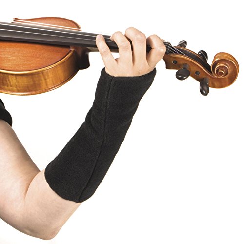 Wristies Hand Warming Practice Gloves - Original Long Length for Small Hands: Black