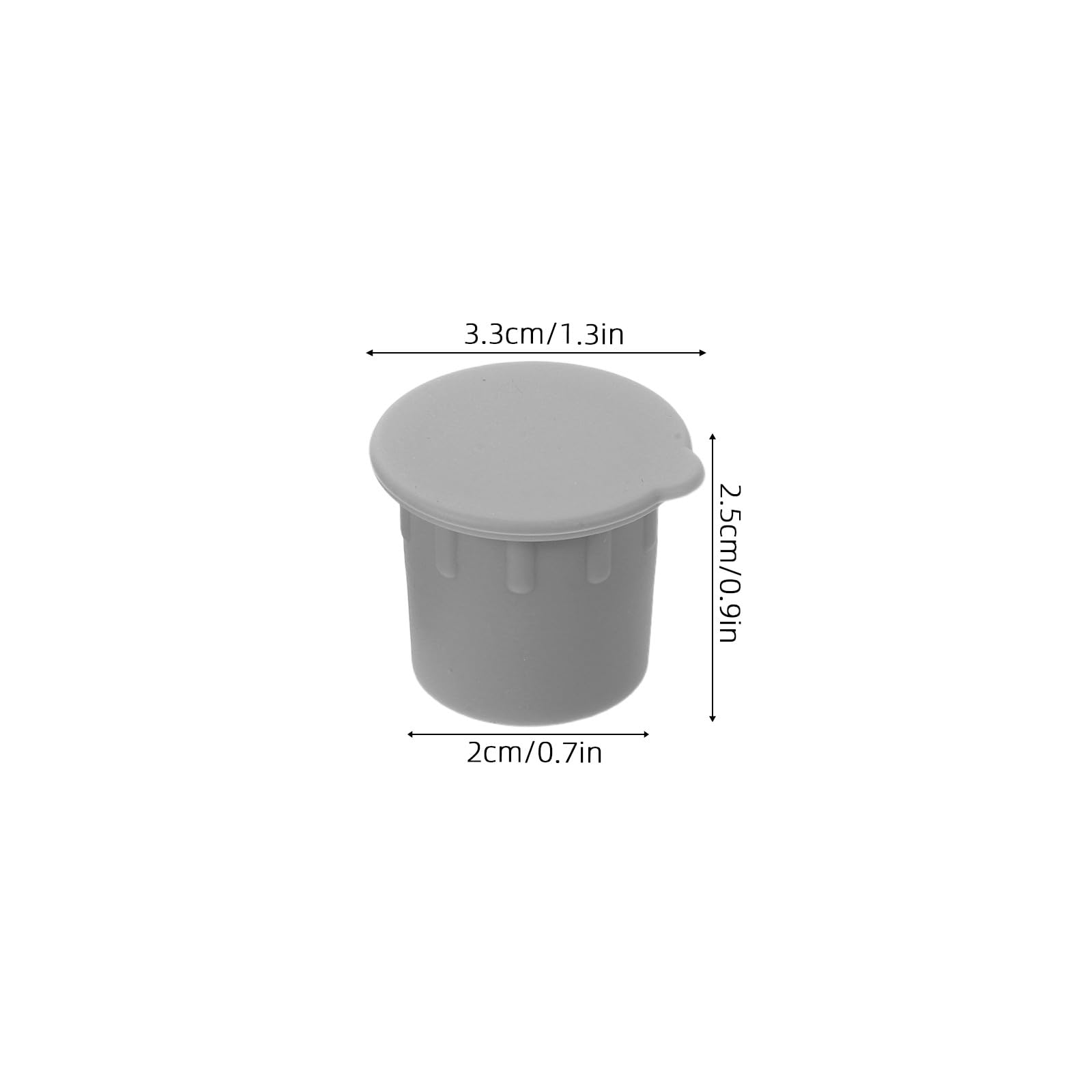 COLLBATH 20 Tapas para Agujeros de Vallas de Piscina, Cubiertas de Anclaje de plástico Resistentes a la Intemperie para Fundas de Suelo de 1 Pulgada, Tapones para Agujeros de Postes para Vallas de