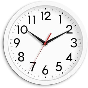 White 10 Decorative Wall Clocks