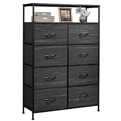 Charcoal Black Wood Grain Print