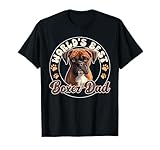 Boxer Dog Groovy World's Best Boxer Dad T-Shirt