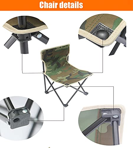 Ensemble camping camouflage pliable avec table et 2 chaises légères - 8
