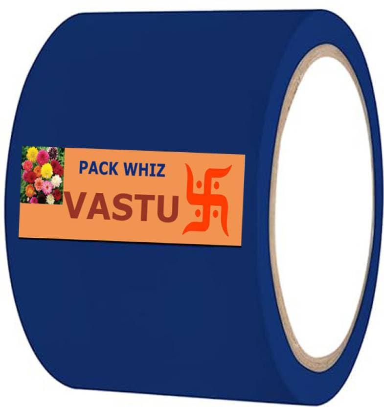 Image of Enhance Vastu Energy 4inch Vastu Tape For Dosh Remedy For Bathroom and Entrance 25 Meter Length (Blue,Pack of 1)