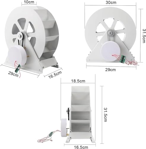 Roue à eau hydroélectrique 50W pour une électricité extérieure constante - 6