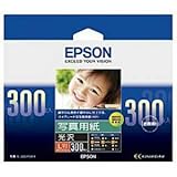 エプソン EPSON 写真用紙[光沢] L判 300枚 KL300PSKR