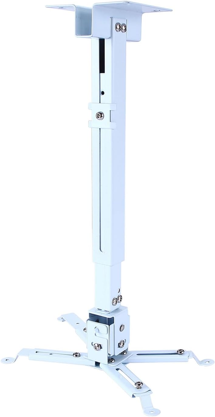 Space Saving Projector Holder, Adjustable 43-65cm, Wall/Ceiling Mount, 15kg Extendable Arm Bracket Mount