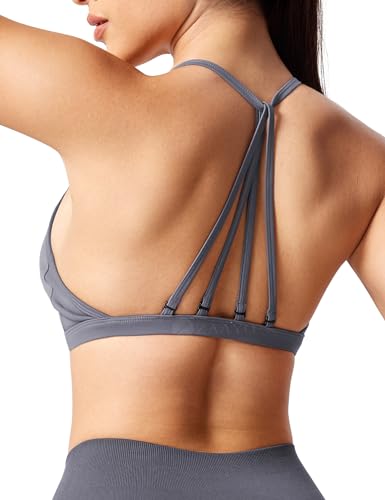 Soutien-gorge de sport femme sans armature push up avec coussinets amovibles ZAAYO