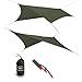 Outdoor Vitals - Ultralight Tarp for Hammock/Shelter - 75D Poly (Green, Chief (6 Sided))