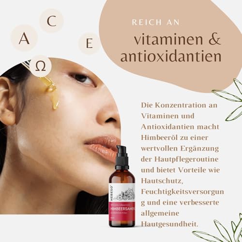 Körperöl Himbeersamenöl 100% rein und natürlich kaltgepresst