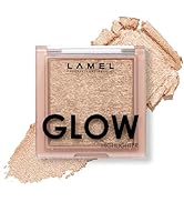 LAMEL Glow Highlighter: Face Make Up &amp; Contour Palette in Deep, Vibrant Colors - Natural Shimmer ...