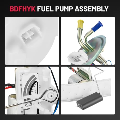Image of BDFHYK Electric Fuel Pump Module Assembly E2093S Compatible with Ford F-150 F-250 1985 1986 5.0L V8 Replace E5TZ9H307B, E5TZ9H307BA, EFP365SH, FG33B, HP10158, 5256870, P74535S, E2093S, P383H, SP383H