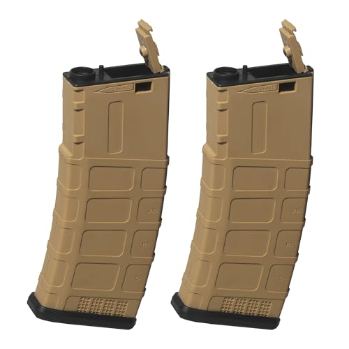 EMERBU AR Series Gel Splat Blaster Magazine(2pcs) - for Ages 15+(Tan)